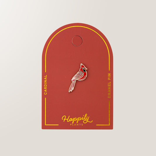 Red Cardinal Enamel Pin