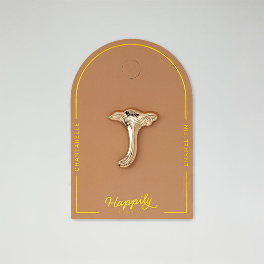 Chanterelle Mushroom Pin