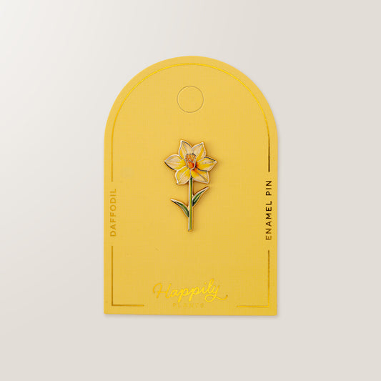 Yellow Daffodil Hard Enamel Pin