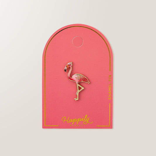 Pink Flamingo Enamel Pin