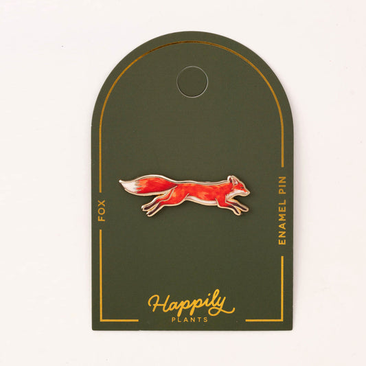 Fox Leaping Pin