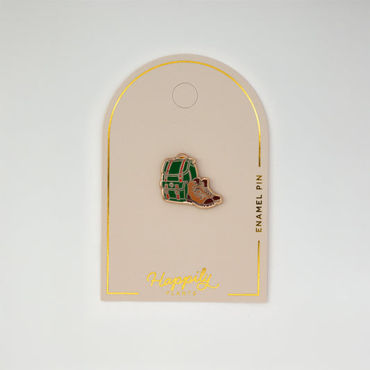 Hiking Gear Enamel Pin