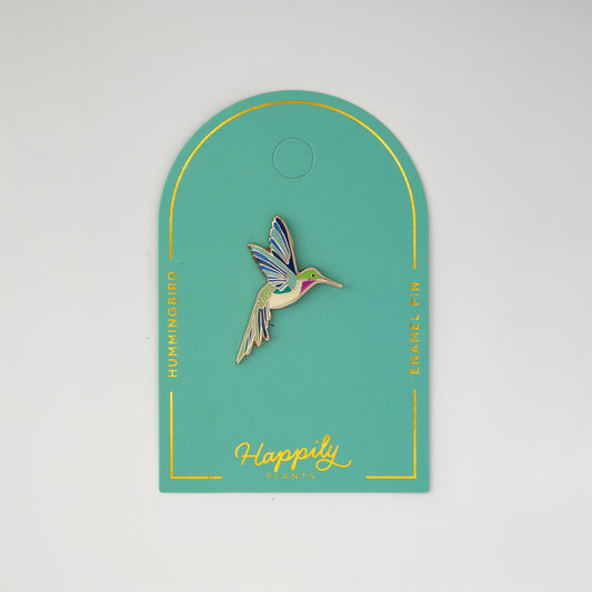 Hummingbird Enamel Pin