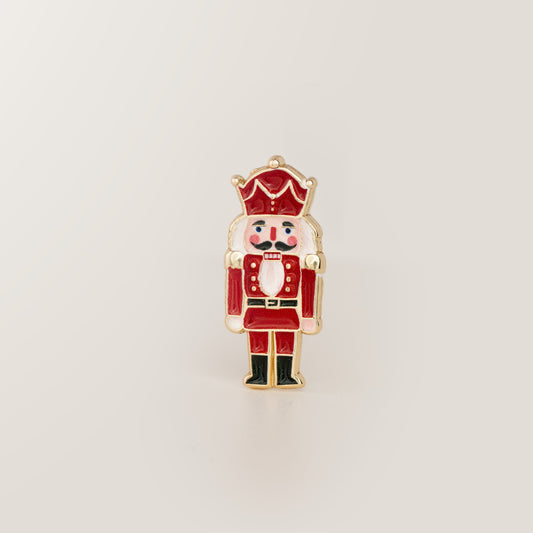 Nutcracker Pin, Christmas Pins