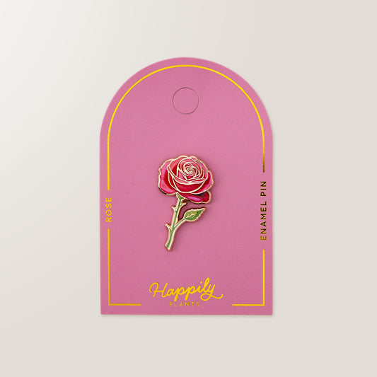 Red & Pink Rose Pin