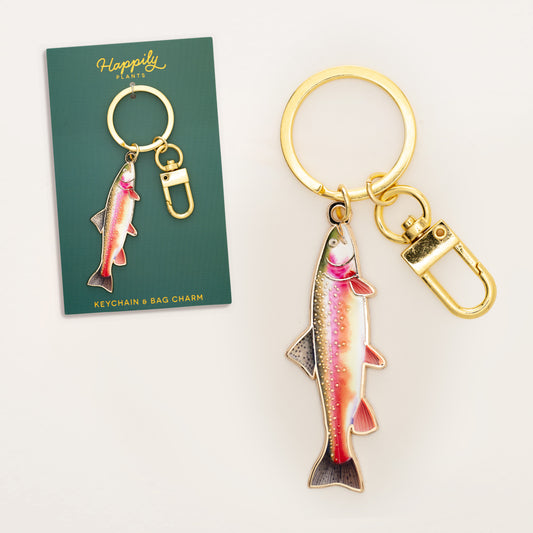Rainbow Trout Keychain