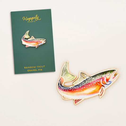 Rainbow Trout Enamel Pin