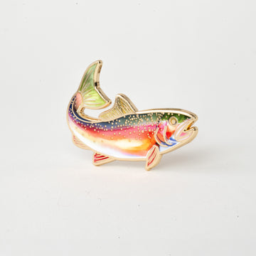 Rainbow Trout Enamel Pin