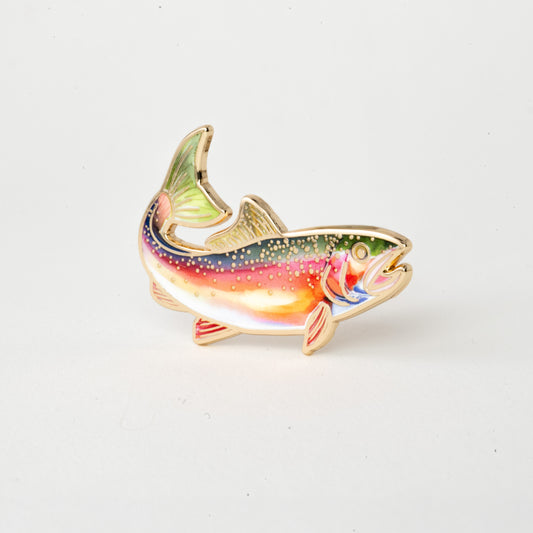 Rainbow Trout Enamel Pin
