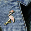 Pink Flamingo Enamel Pin