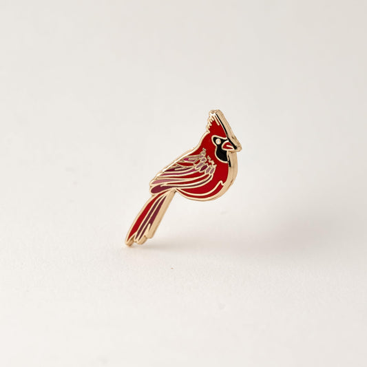 Red Cardinal Enamel Pin