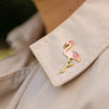 Pink Flamingo Enamel Pin