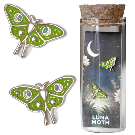 Luna Moth Earrings