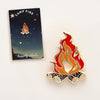Campfire Enamel Pin
