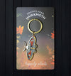 Death Moth Enamel Keychain & Bag Charm