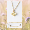 Queen Honey Bee Necklace Gift Set