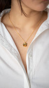 Monstera Deliciosa Necklace - 18k Gold Plated
