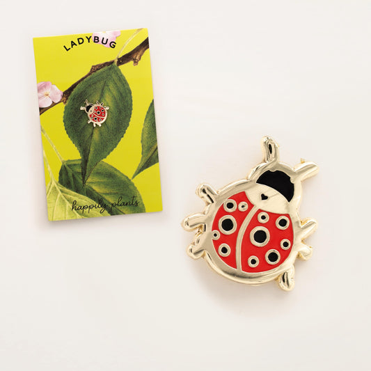 Red Ladybug Enamel Pin