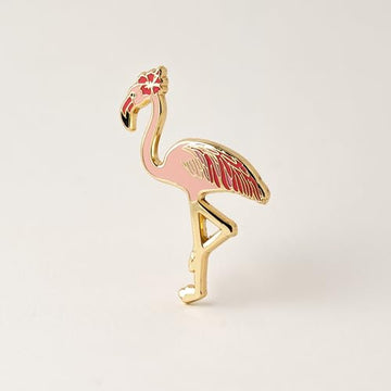 Pink Flamingo Enamel Pin