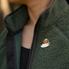 Overly Caffeinated Cat Pin