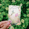 Hummingbird & Pink Lily Flower Enamel Pin