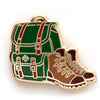 Hiking Gear Enamel Pin