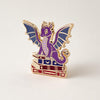 Fantasy Dragon Book Lovers Enamel Pin