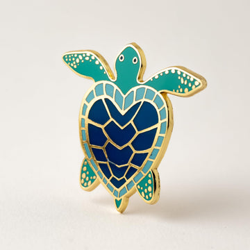 Sea Turtle Enamel Pin