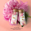 Peony Rose Flower Charm Necklace Gift Set
