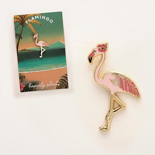 Pink Flamingo Enamel Pin