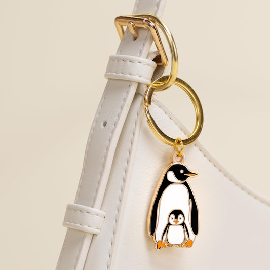 Penguin Keychain Charm